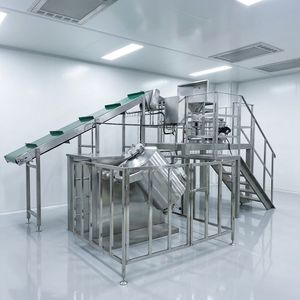Automatic Intelligent 3D Drum Powder Mixer SUS304 SUS316L 200L 6-11 RPM Food Grade Blending Machine with Drying Factory Supply