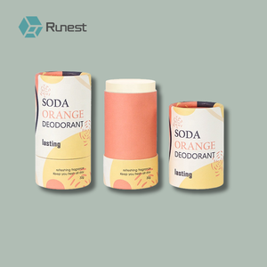 Push Up Deodorant Container Stick Natural Paper Tube Aluminum Free Stick Deodorant Packaging
