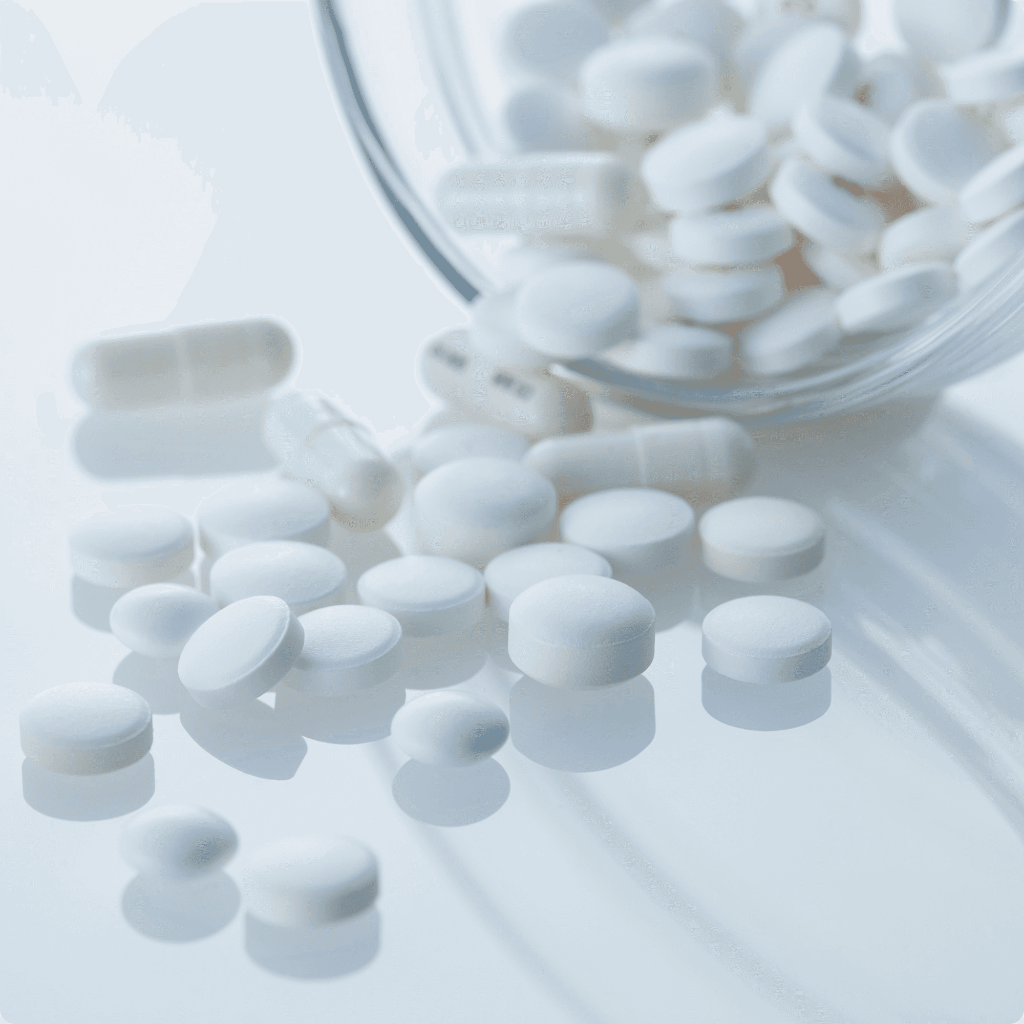 Pure White Coated Nutritional Tablets