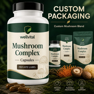 Custom Mushroom Blend Capsules Contract Manufacturer