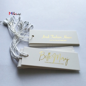 Flying Labels Gold Foil Garment Swing Ticket