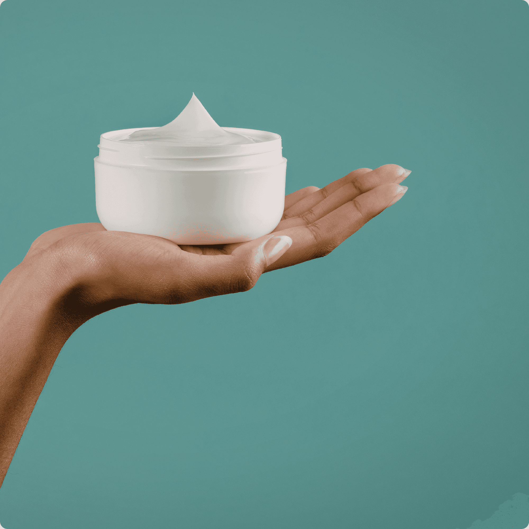 Cooling effect skin treatment cream