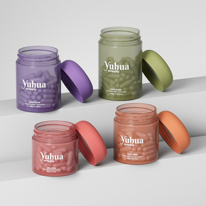 Translucent PET Pill Container Jar