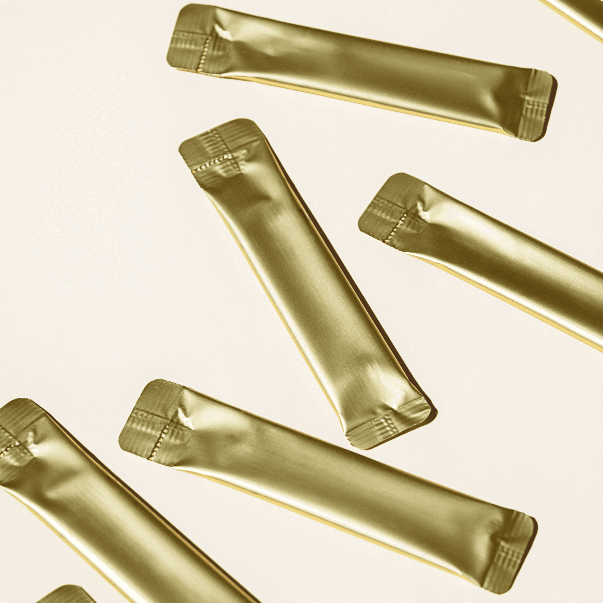 Silver foil stick pack supplement manufacturing