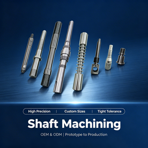 Custom Precision CNC Turning Shaft Stainless Steel Steel Axle Parts OEM Prototype