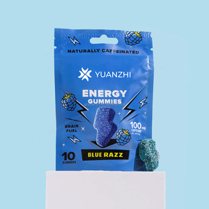 Vegan Blue Razz Sharp Focus Energy Gummies