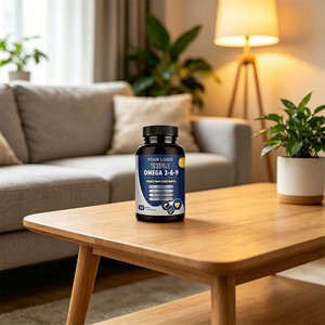 OEM Custom Formulation Cardiovascular Health Support Supplements Triple Omega 369 Softgel Capsules EPA DHA Brain Function 120